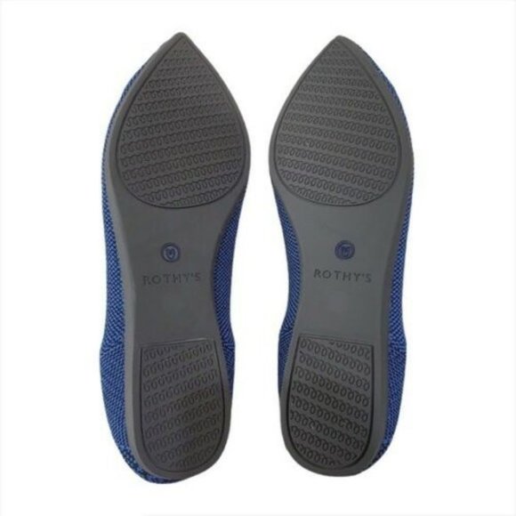 Rothy’s The Point Lapis Python Blue Size 7.5 Rare - Picture 3 of 15